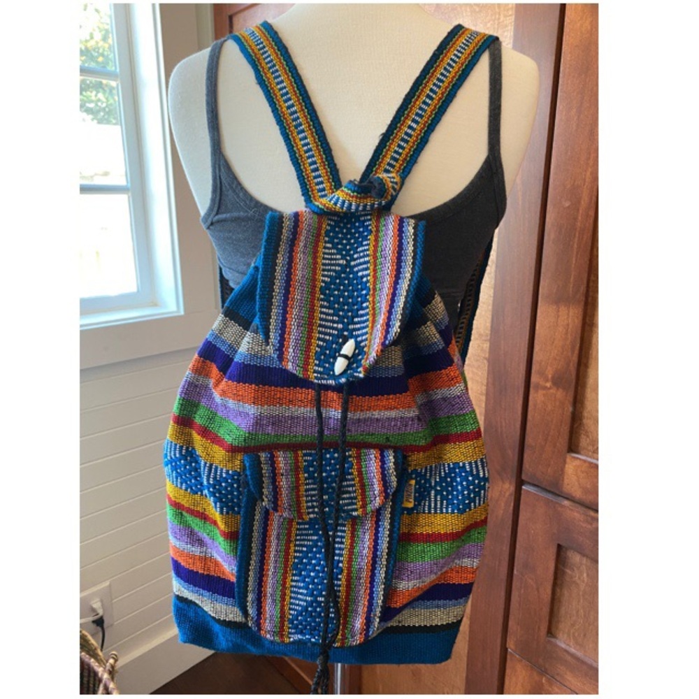 🇲🇽 Mexican Woven Backpack 🎒